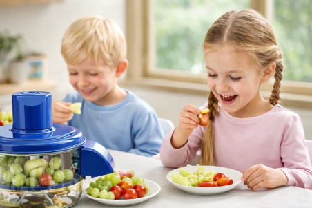 Automatic Electric Fruit & Vegetable Peeler – Peel in Seconds