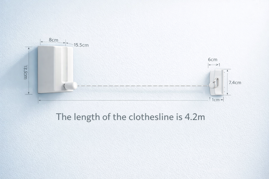 Telescopic Clothesline Clothes Drying Rope