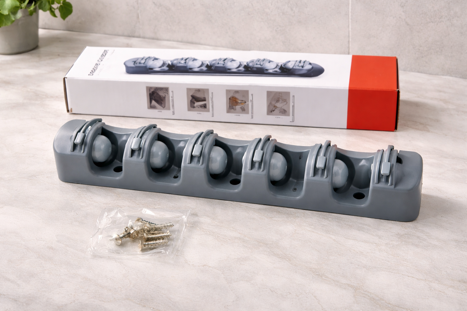 Brooms And Toiletries Organizer