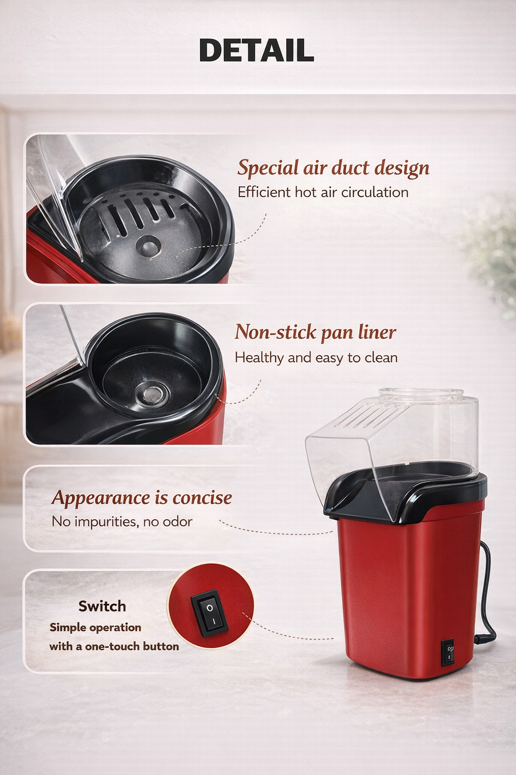 Mini Popcorn Machine