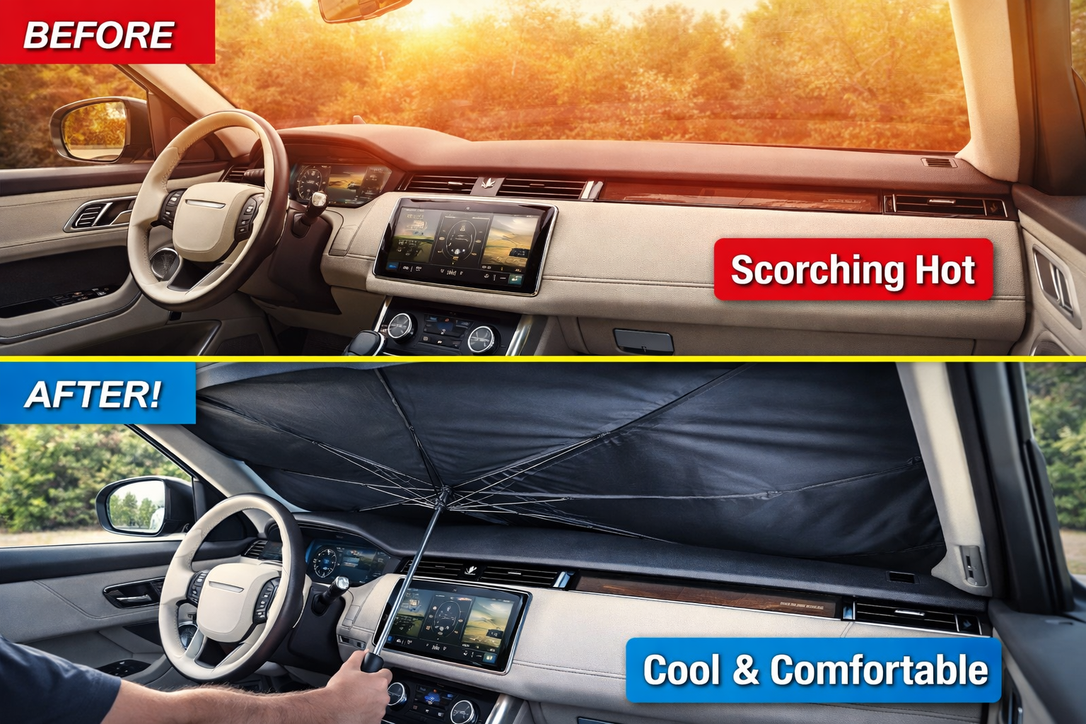 Car Windshield Sun Shade