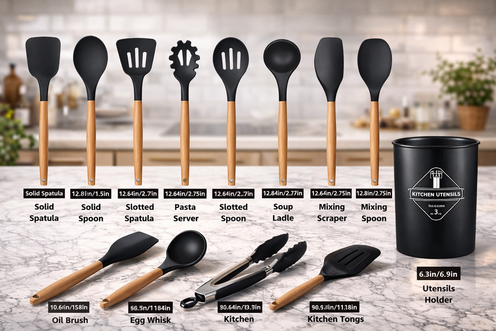12 Pcs Cooking Utensils Set