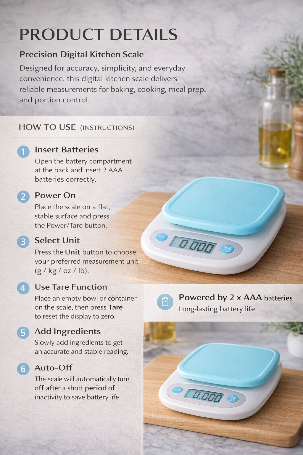 Electronic Food Scale