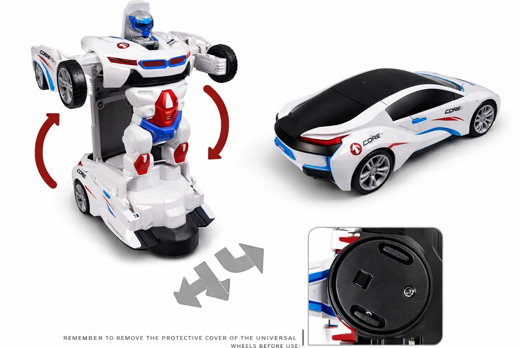 TurboMorph 2-in-1 Transforming Robot Car Toy