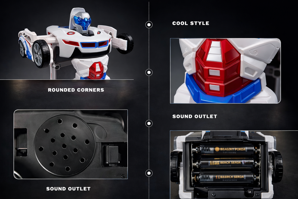 TurboMorph 2-in-1 Transforming Robot Car Toy