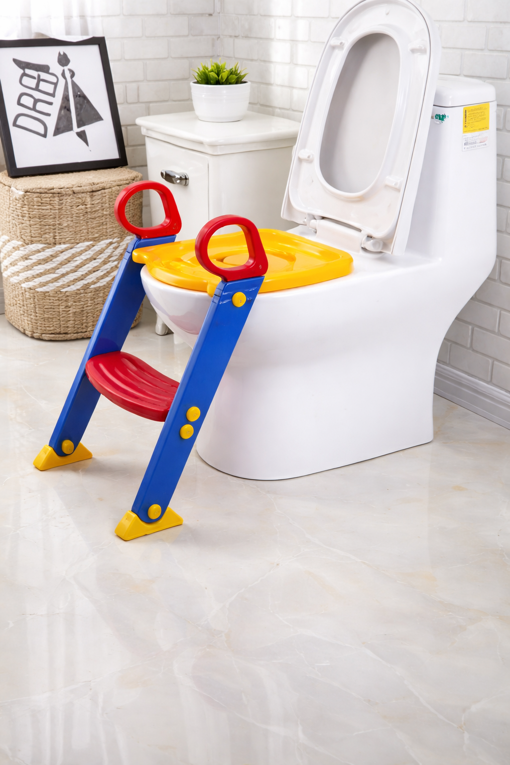 Children’s Toilet Ladder – Adjustable Safety Steps for Toddler Potty Training
