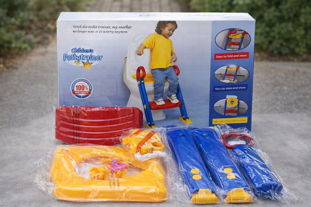 Children’s Toilet Ladder – Adjustable Safety Steps for Toddler Potty Training