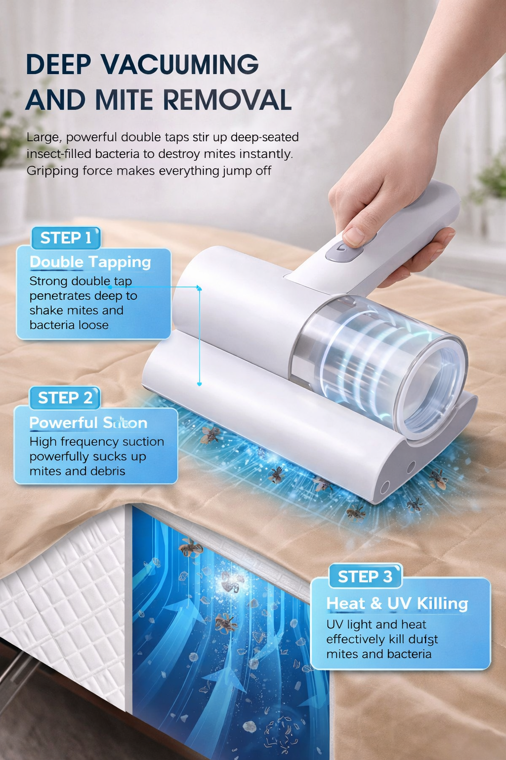 Dust and Mite Vacuum Cleaner