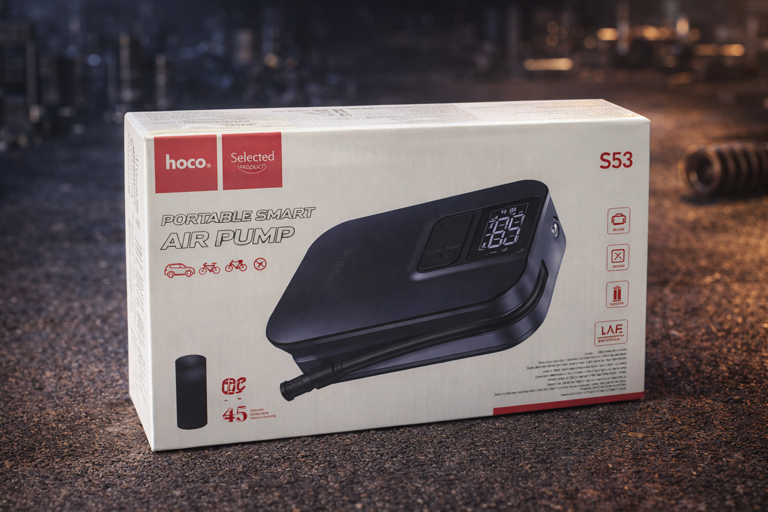 Hoco - Portable Smart Air Pump (S53) ©