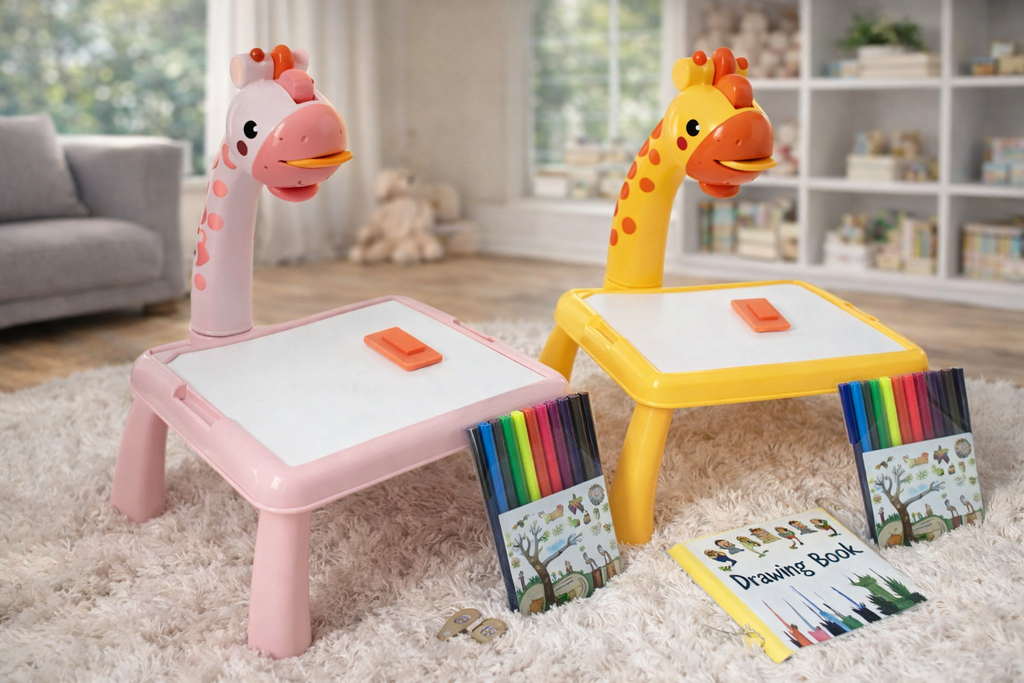 LED Projector Art Painting Table for Kids