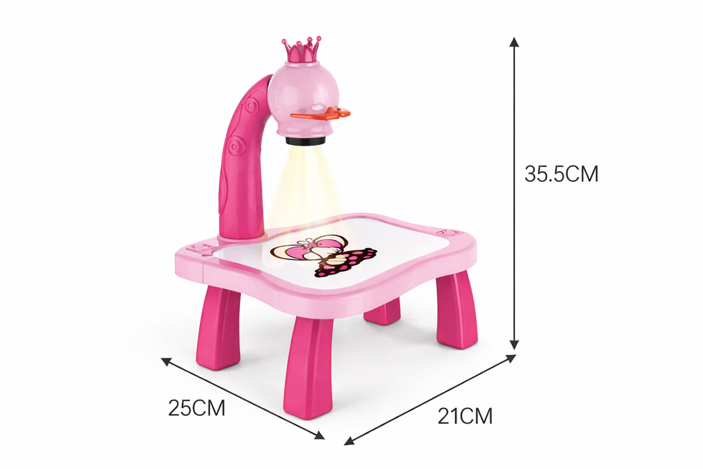 LED Projector Art Painting Table for Kids