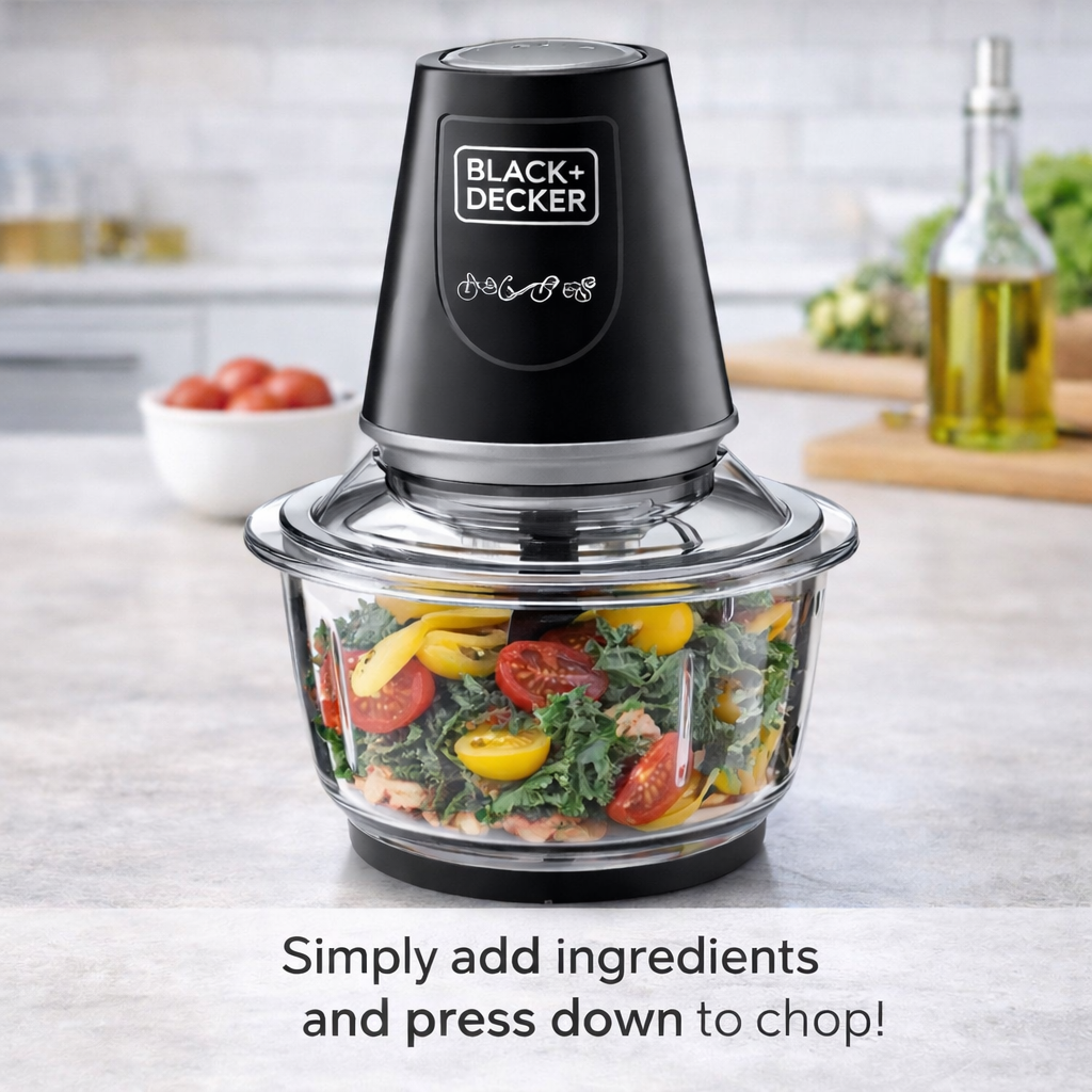 Black + Deckar - Glass Chopper (GC400-85) ©