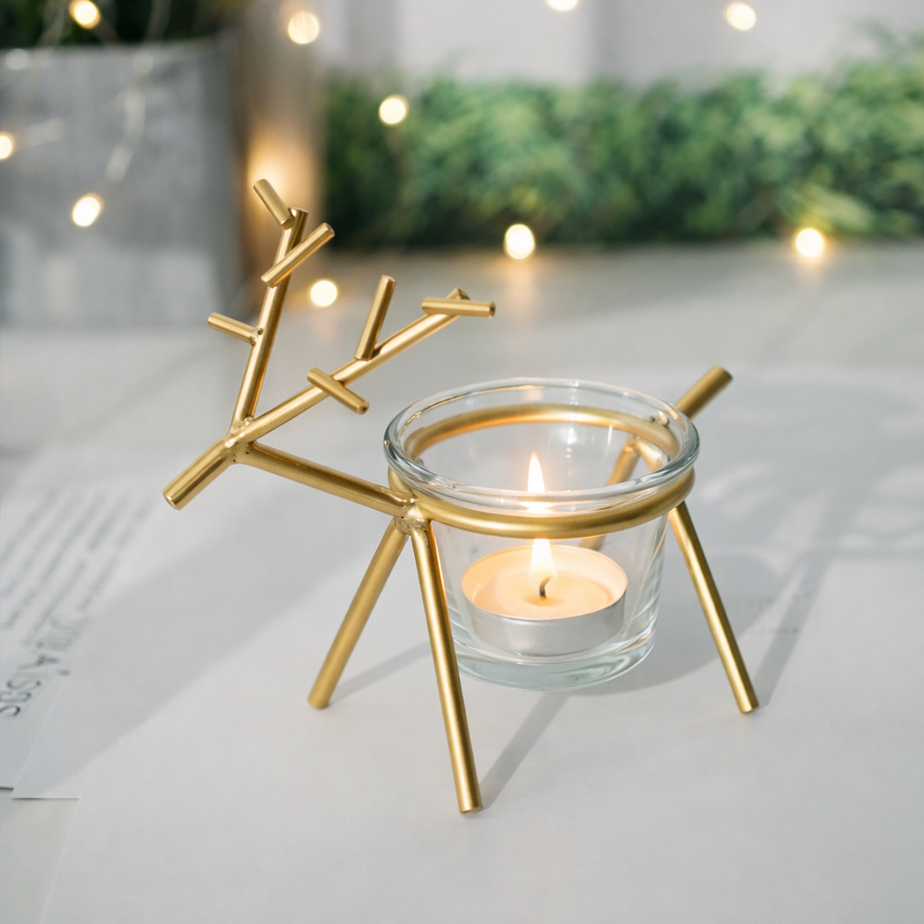 Luna Deer Candle Stand