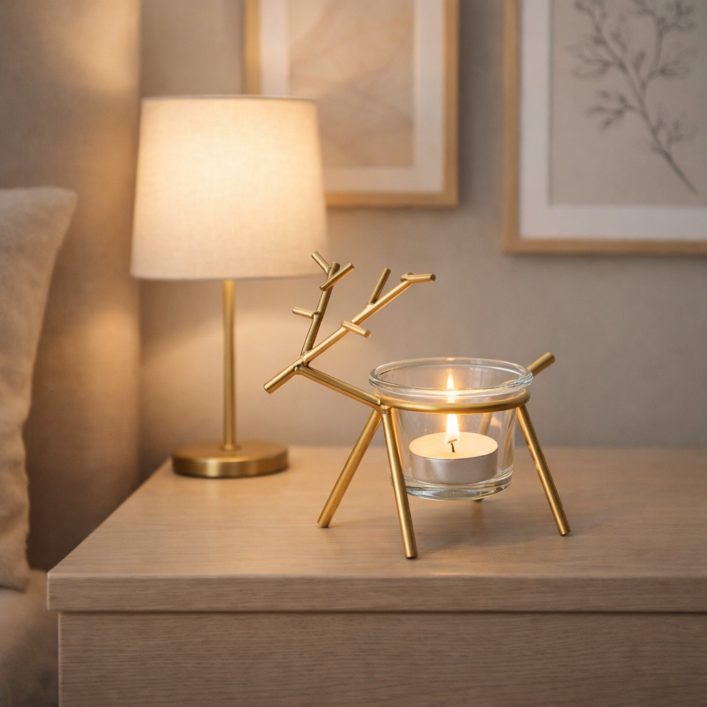 Luna Deer Candle Stand