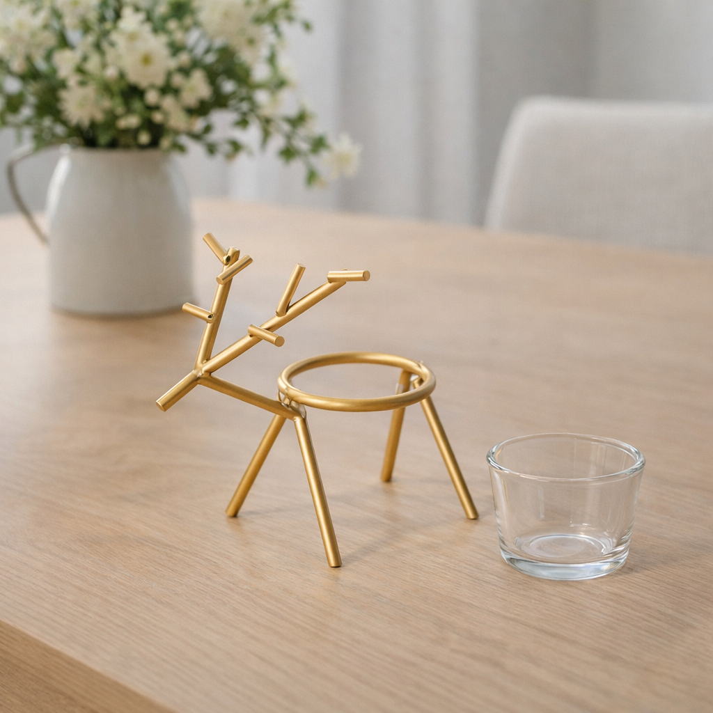 Luna Deer Candle Stand